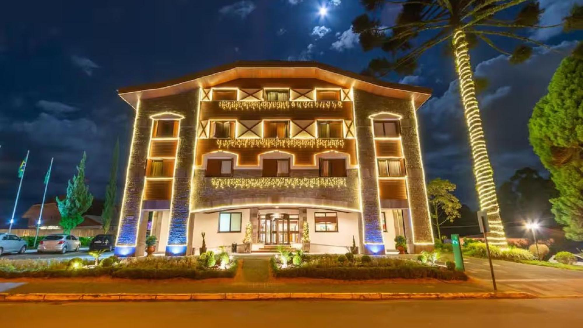 Apart-Hotel Em Gramado, Padrao 4 Estrelas, No Centro מראה חיצוני תמונה