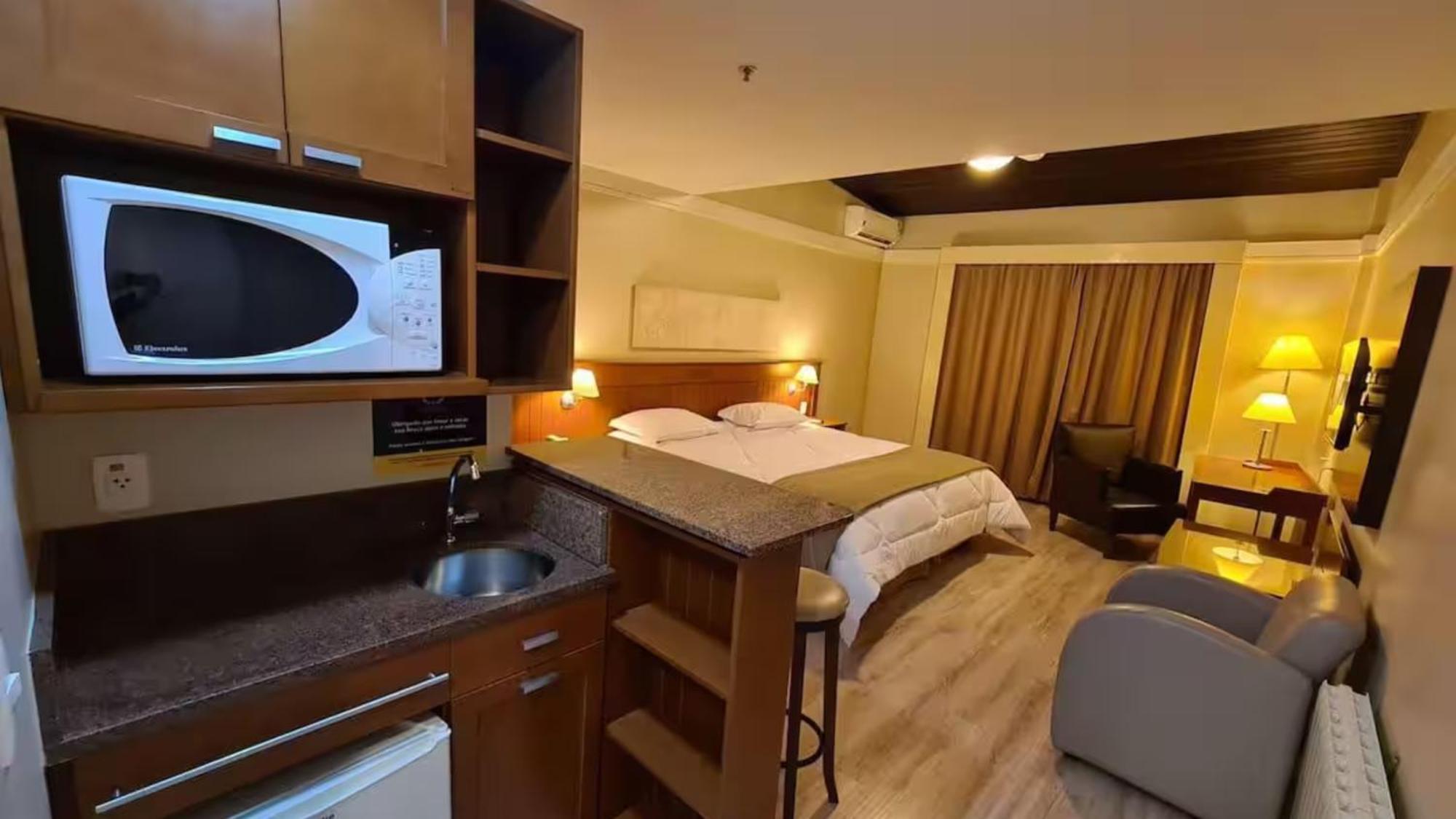 Apart-Hotel Em Gramado, Padrao 4 Estrelas, No Centro מראה חיצוני תמונה
